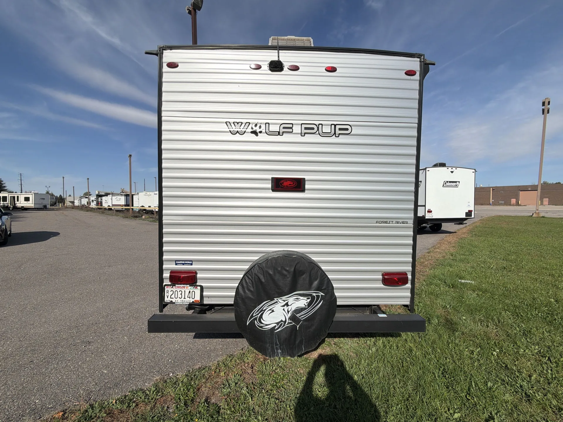 2022 Forest River Cherokee Wolf Pup 16FQ — backside