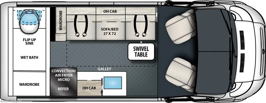 2026 Coachmen Pixel 1.8RB floor plan