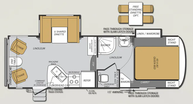 Forest River Wildcat Maxx 242RLX floor plan