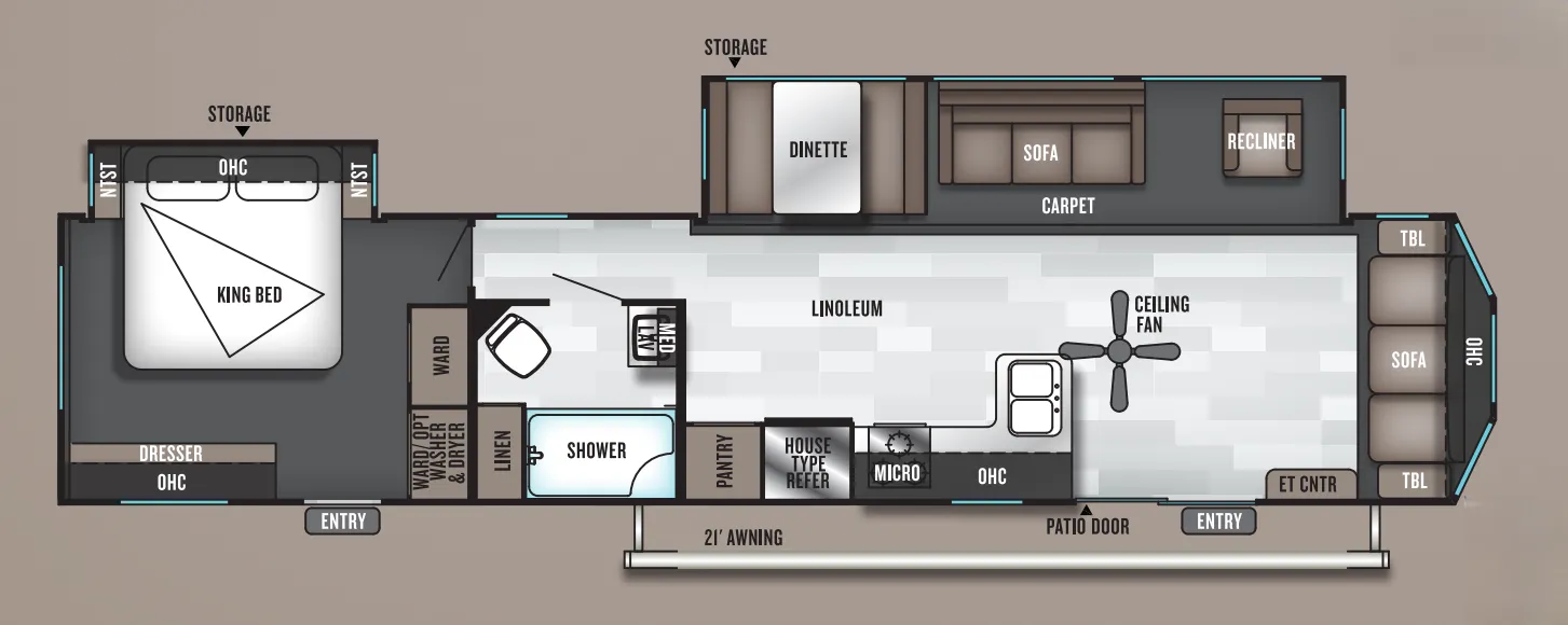 Forest River Salem Villa 40FDEN exterior