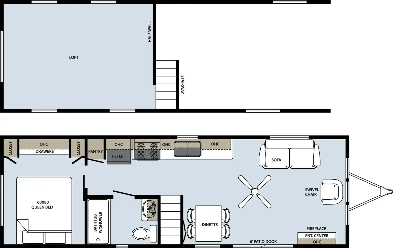 Forest River Quailridge Summit 355FLL-S floor plan