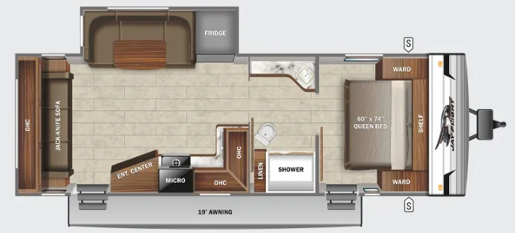 Jayco Jay Flight SLX 8 275RLSW floor plan