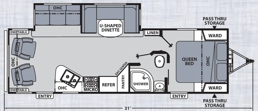 Coachmen Apex Ultra-Lite 279RLSS floor plan