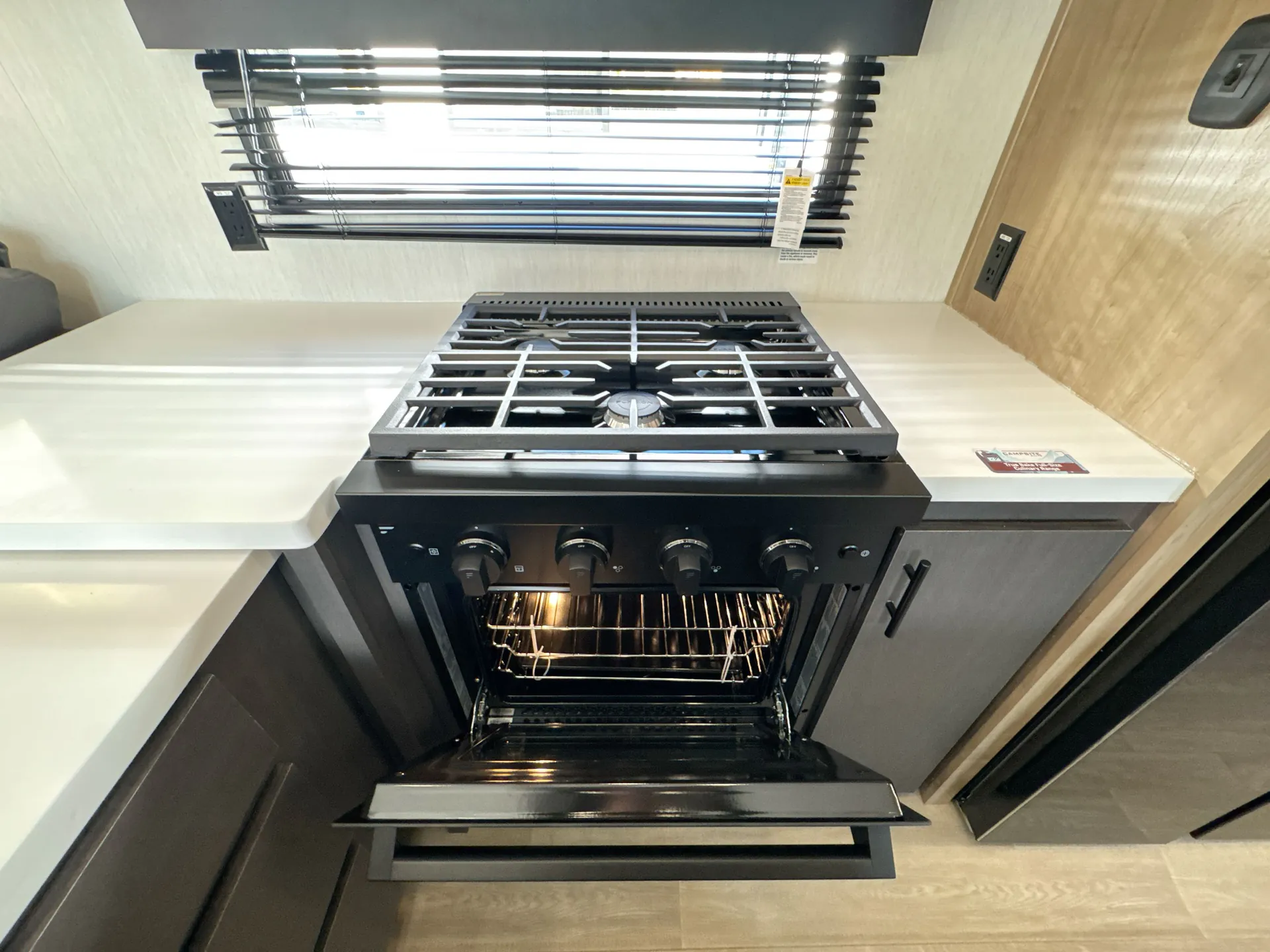 2026 Forest River Campsite Elite 36AK — stove oven open