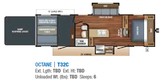 Jayco Octane T32C floor plan