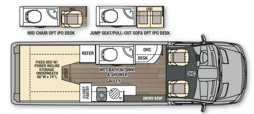 Coachmen Galleria 24A floor plan