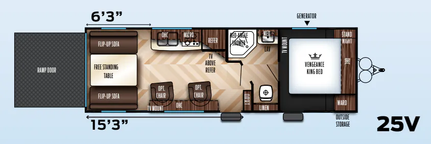 Forest River Vengeance Rogue 25V exterior
