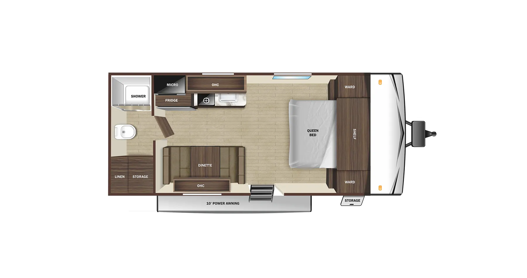 Starcraft Autumn Ridge 173MD floor plan