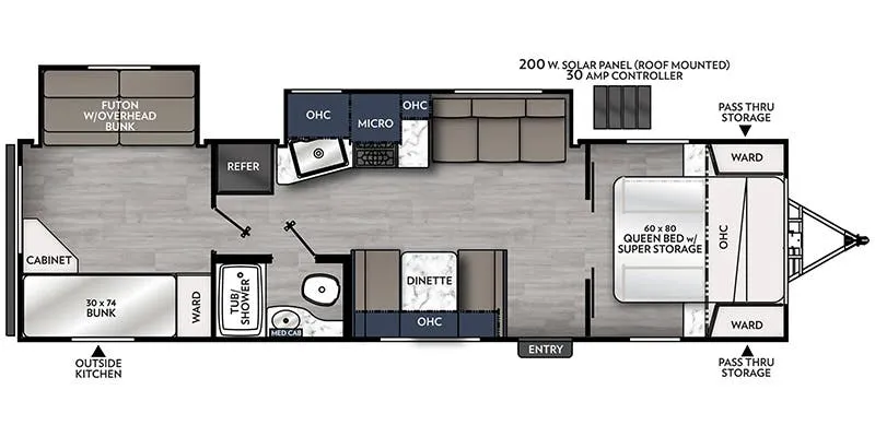 Coachmen Apex Ultra-Lite 300BHS floor plan