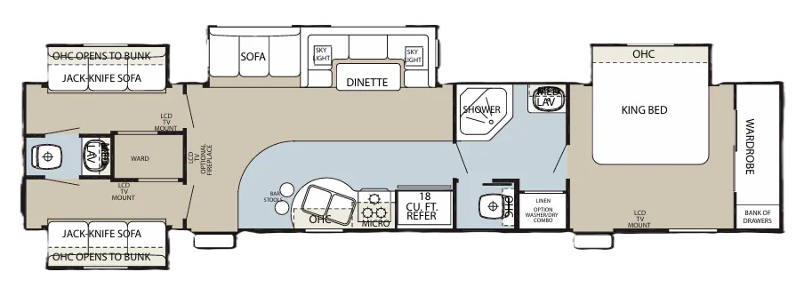 Forest River Cherokee 39H exterior