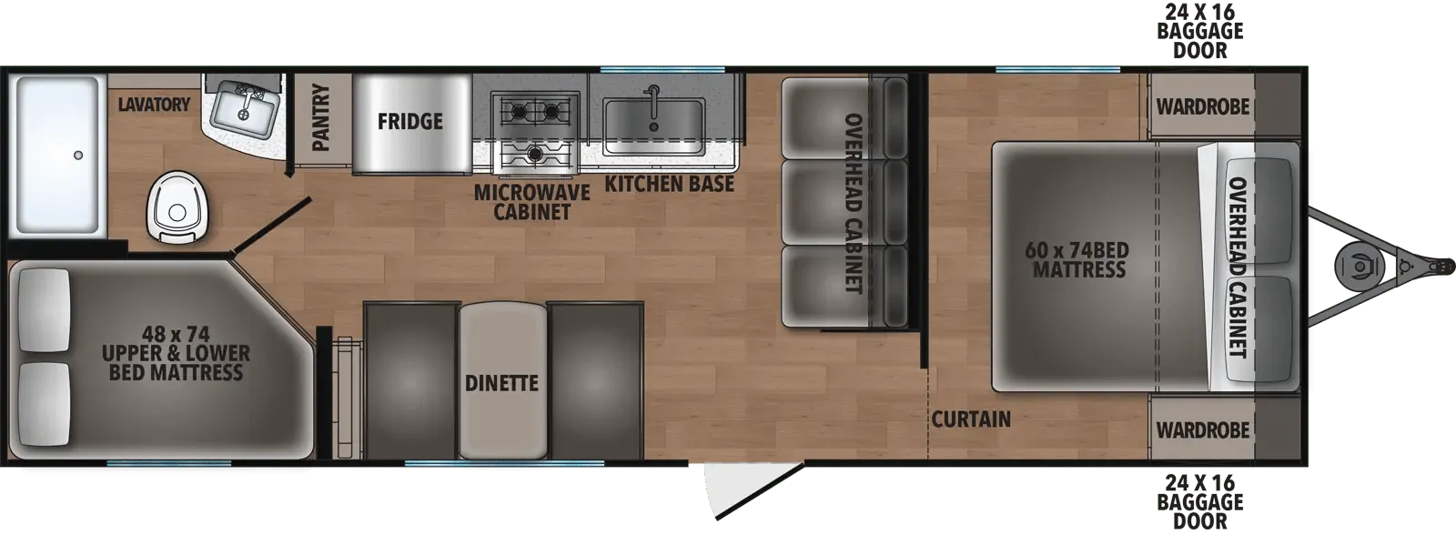 Shasta Shasta I-5 Edition & Compact 526BH floor plan