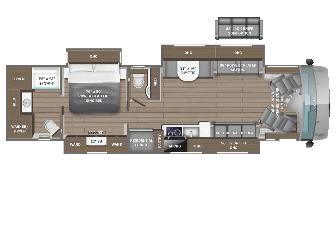 Entegra Coach Reatta XL 39T2 floor plan