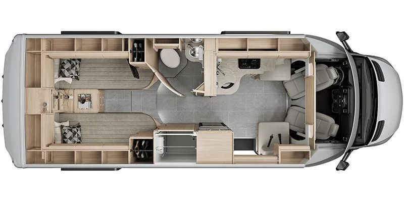 2027 Leisure Travel Unity U24TB floor plan