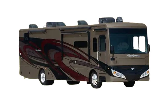 Fleetwood Pace Arrow LXE 38K exterior
