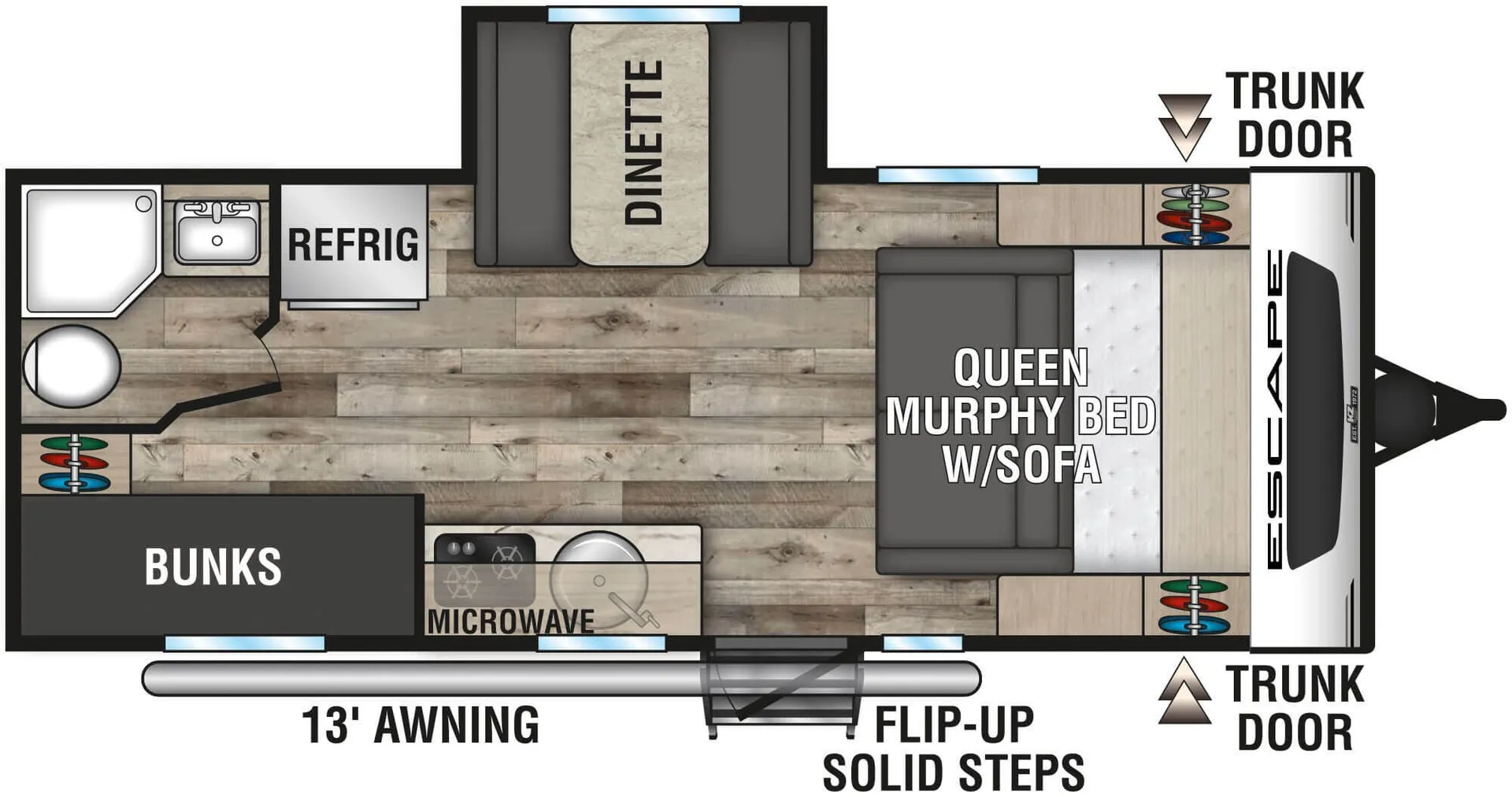 K-Z Escape E201BH floor plan