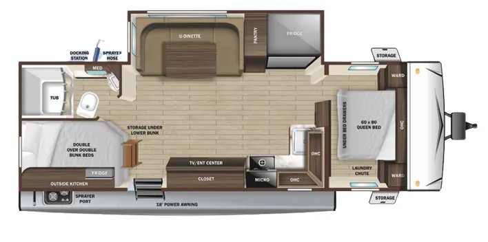 Highland Ridge Mesa Ridge S-Lite 241BH floor plan