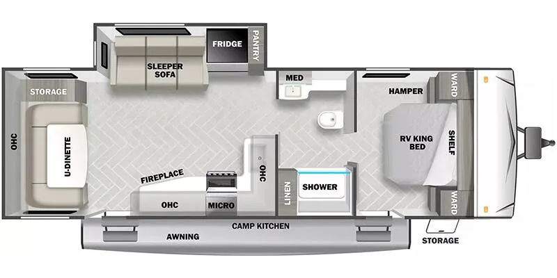 Forest River Wildwood Southwest 25RD floor plan