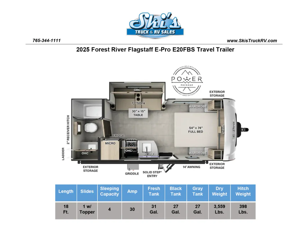 2025 Forest River Flagstaff E-Pro E20FBS, Photos photo 4