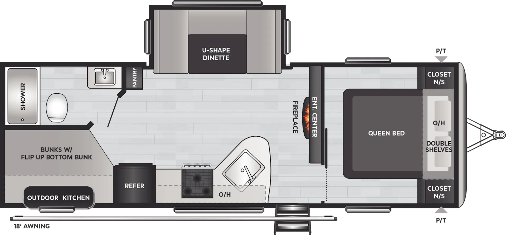 Keystone Springdale 240BHWE floor plan