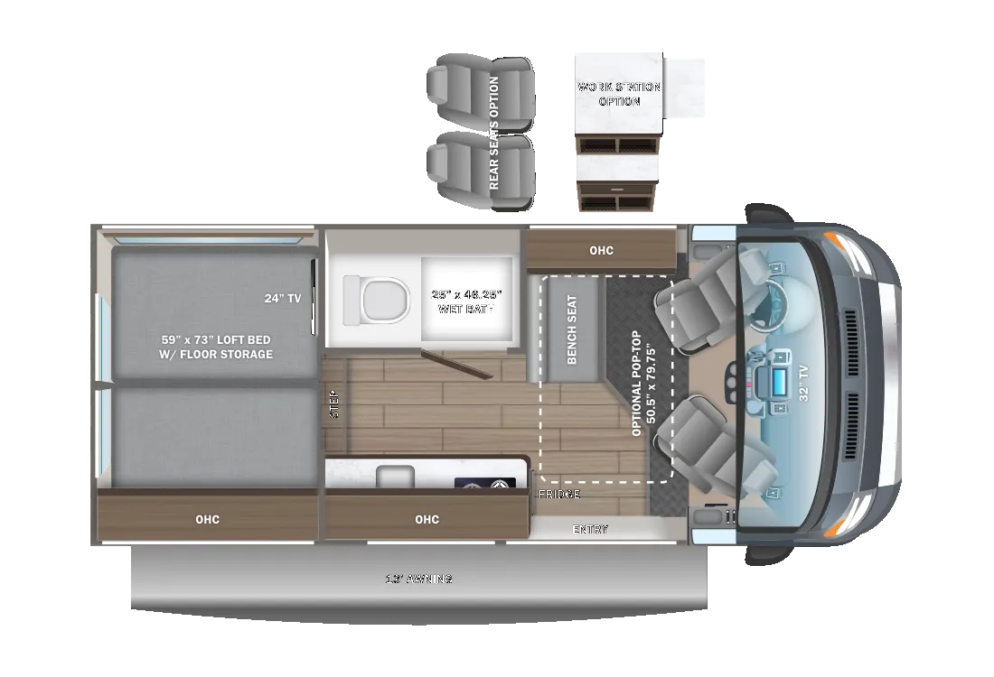 Entegra Coach Ethos 20Y floor plan