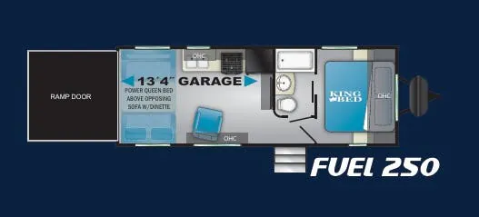 Heartland Fuel 250 floor plan