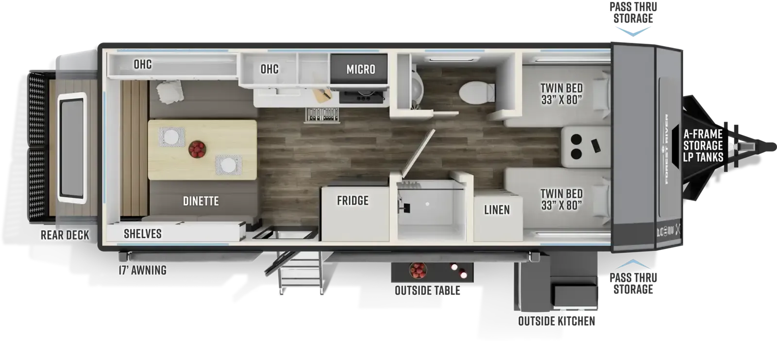 Palomino Pause X 224 floor plan