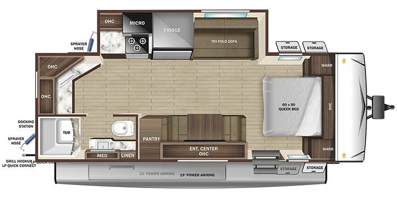 2024 Starcraft Super Lite 225CK - Floor plan