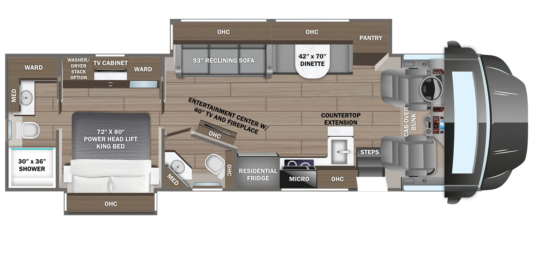 2026 Jayco Seneca Prestige 37K - Floor plan