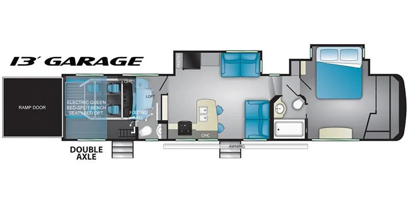 Heartland Torque TQ 373 floor plan