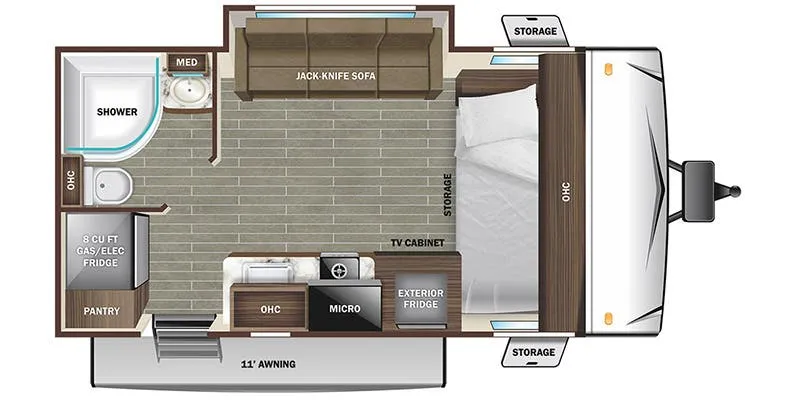 2023 Starcraft Super Lite Maxx 16FBS - Floor plan