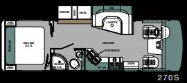 Forest River Georgetown 270S floor plan