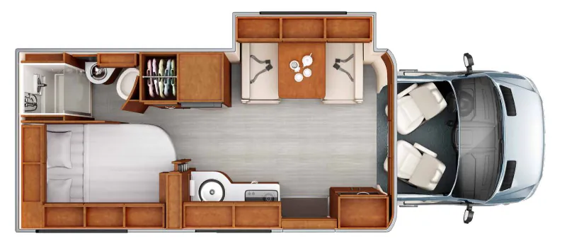 Leisure Travel Unity U24CB floor plan