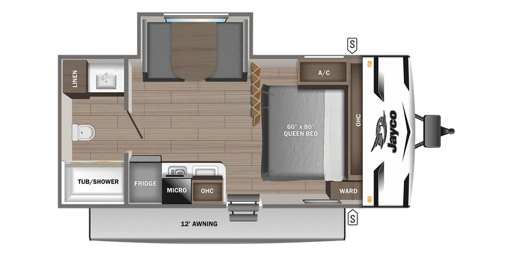 2024 Jayco Jay Flight SLX 183RBW floor plan