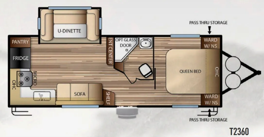 Forest River EVO 2360 floor plan