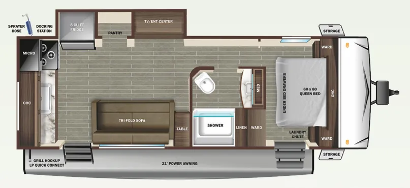 Starcraft Super Lite 232MD floor plan