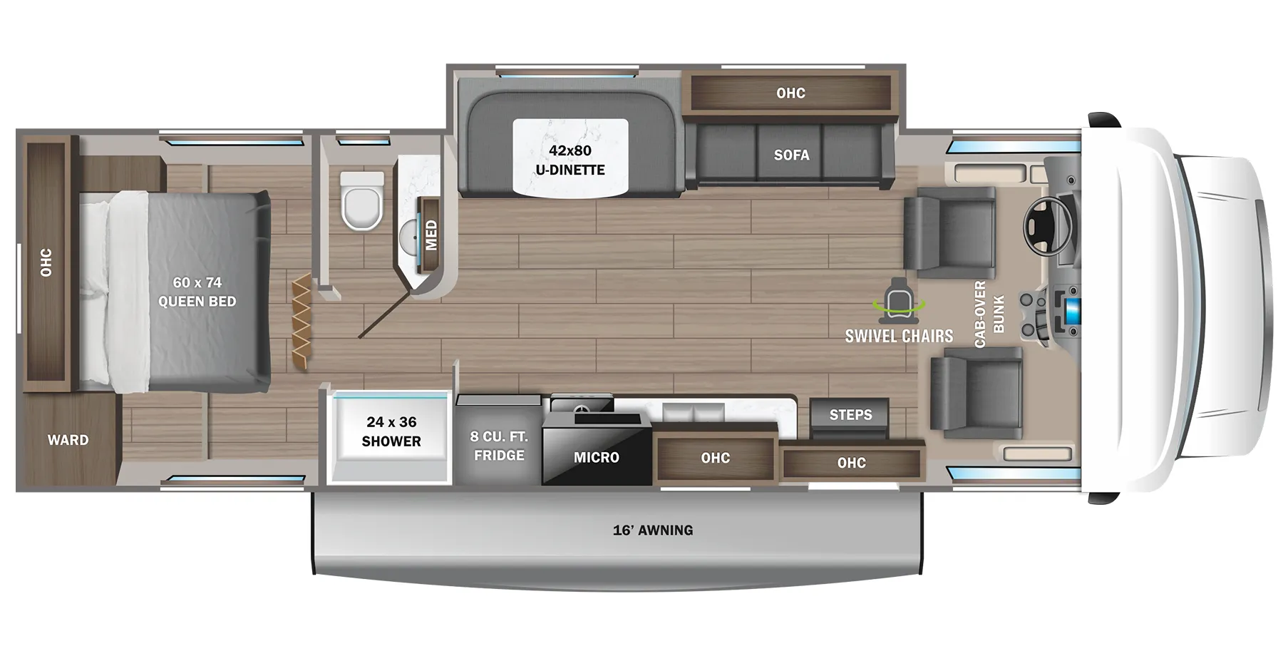2023 Jayco Redhawk 29XK - Floor plan