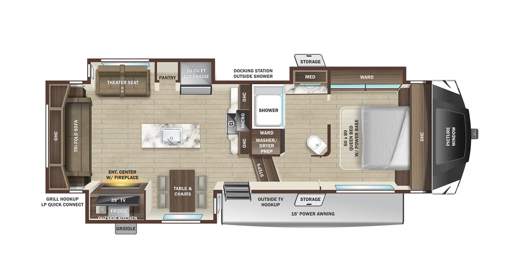 Starcraft GSL 264RLS floor plan