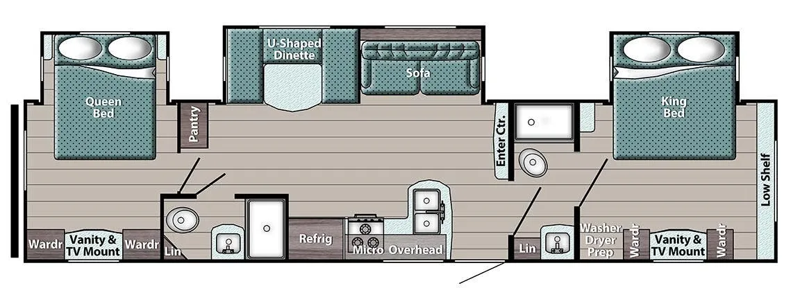 Gulf Stream Innsbruck Lodge 33DBDB floor plan
