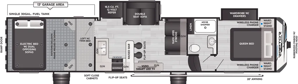 2026 Keystone Carbon 360 floor plan