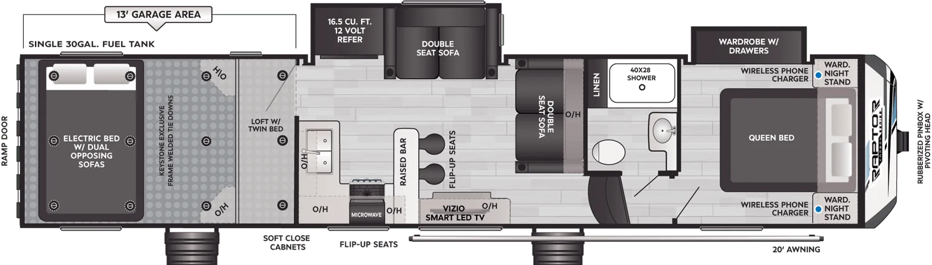 2026 Keystone Carbon 360 - Floor plan