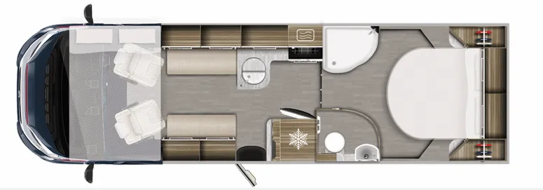 Auto-Trail Grande Frontier 80 floor plan
