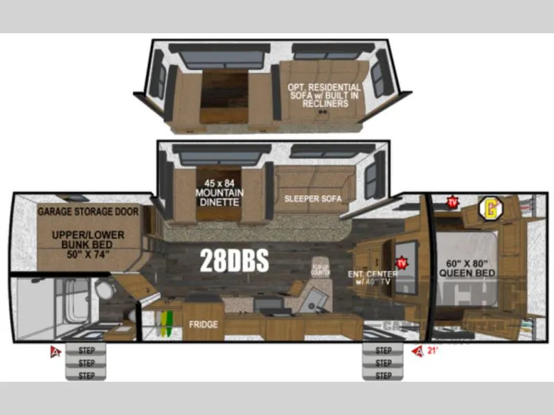 2027 Outdoors RV Back Country Series 28DBS - Photo 3