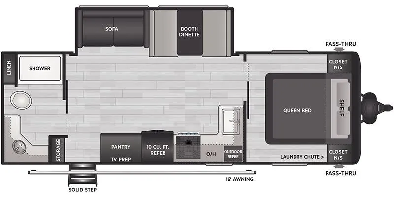 Keystone Springdale West 240RBWE floor plan