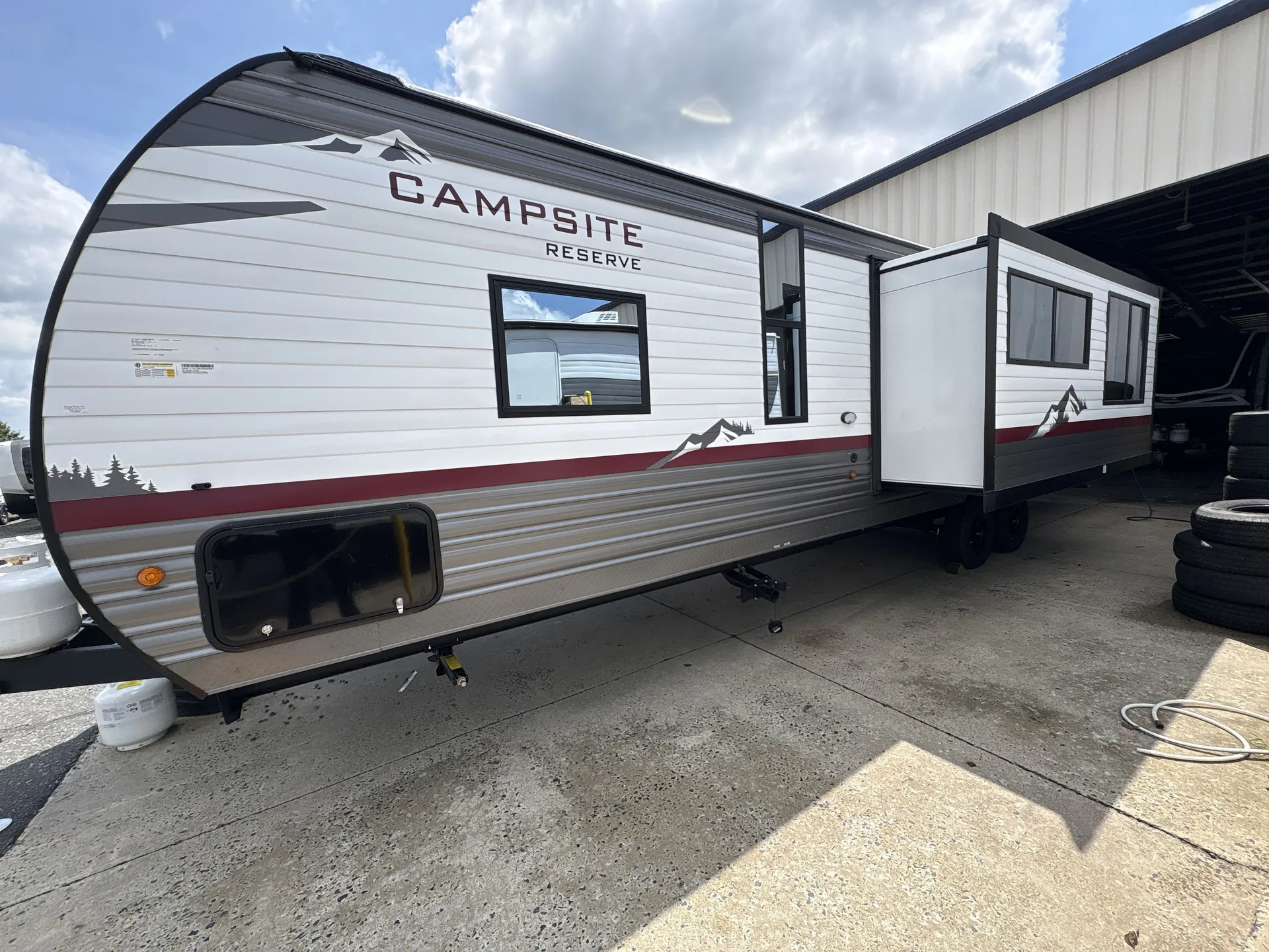 2027 Forest River Campsite Reserve 29TJ — off campside