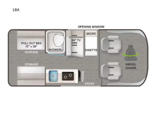 2021 Thor Motor Coach Rize 18A - Photo 2