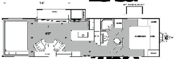 Eclipse Stellar 28KSG floor plan