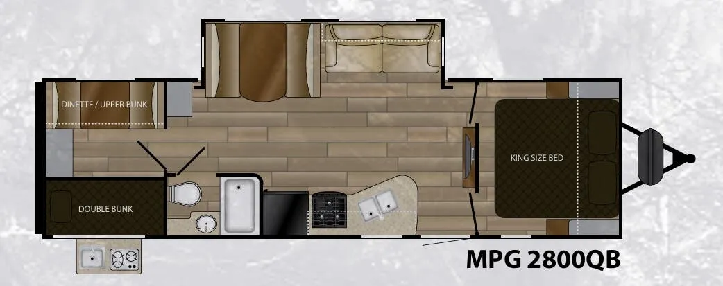 Cruiser RV MPG 2800QB floor plan
