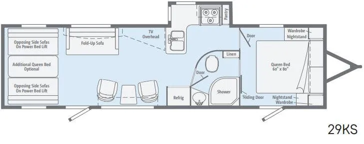 Winnebago Spyder 29KS floor plan