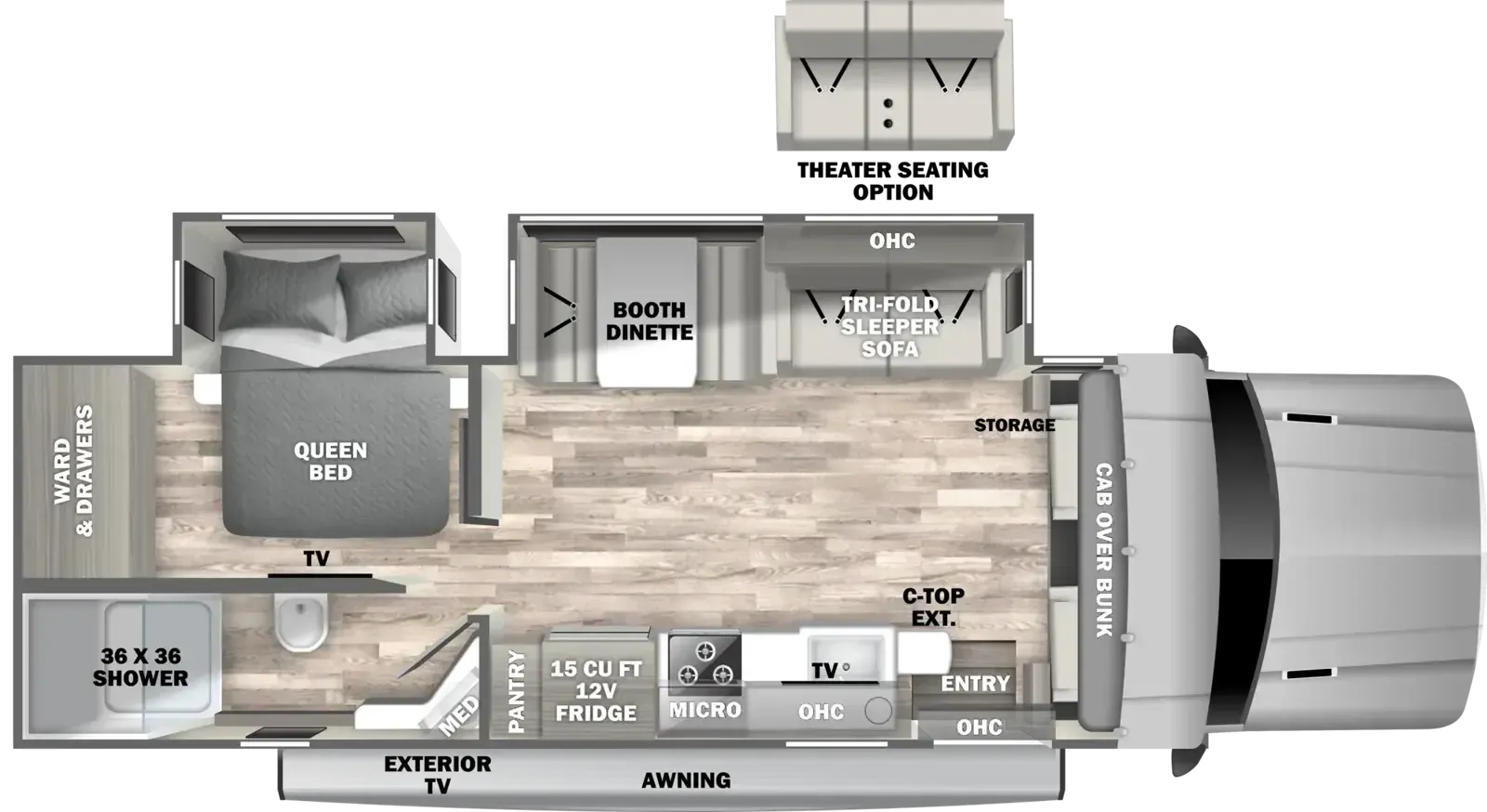 Dynamax Corp Isata 5 Series 30FW floor plan