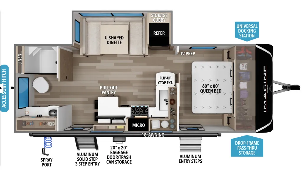 2027 Grand Design Imagine 2300MK - Floor plan